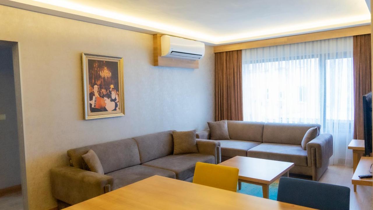 Bursa Suites Apart Otel Экстерьер фото A living room in a hotel